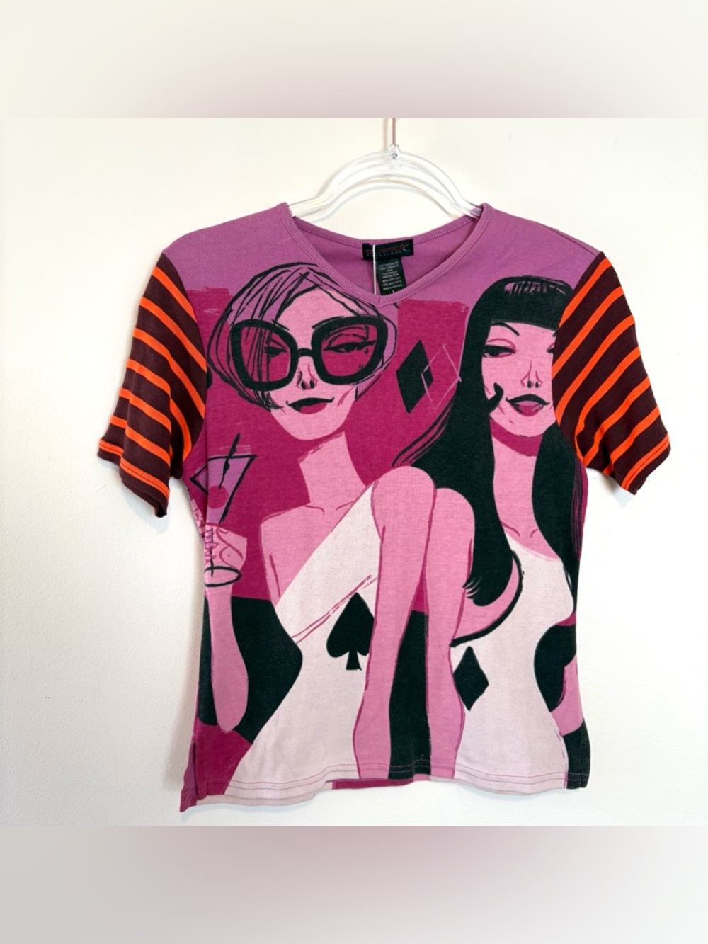 New Vintage Y2K Custo Barcelona pop art tee shirt